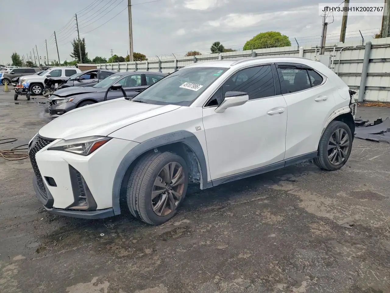 2019 Lexus Ux 200 VIN: JTHY3JBH1K2002767 Lot: 56893896