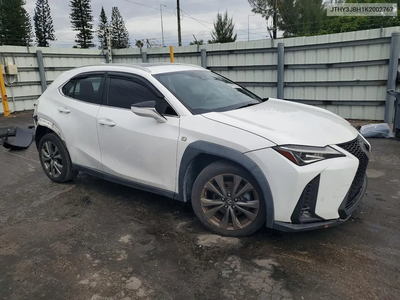 2019 Lexus Ux 200 VIN: JTHY3JBH1K2002767 Lot: 56893896