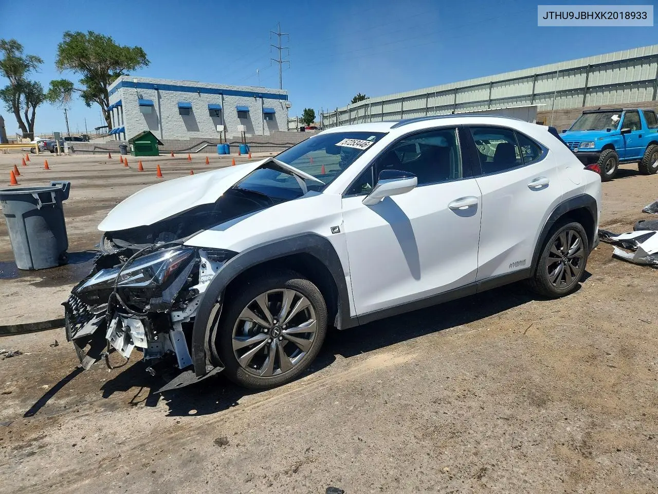 2019 Lexus Ux 250H VIN: JTHU9JBHXK2018933 Lot: 57253446