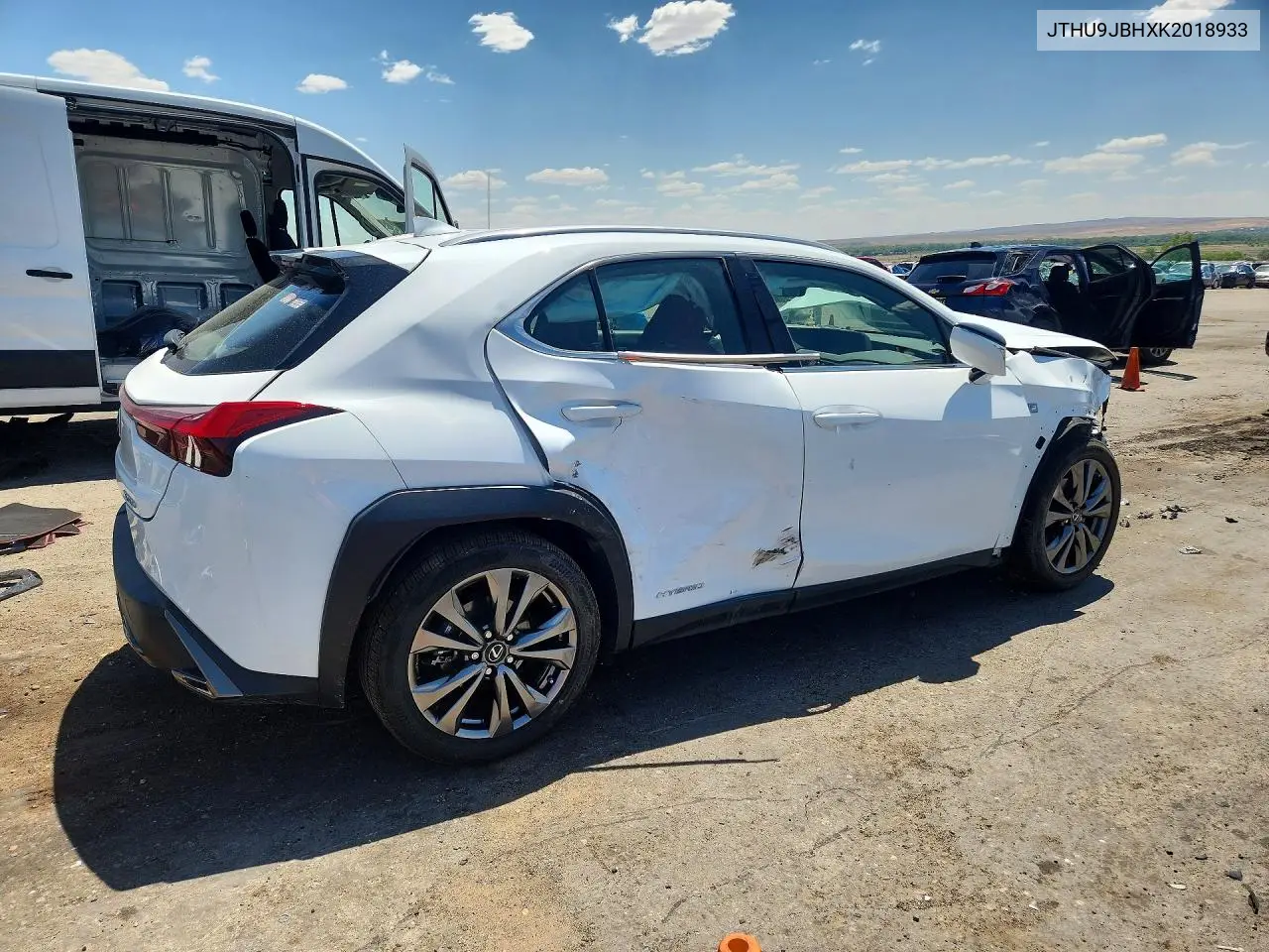 2019 Lexus Ux 250H VIN: JTHU9JBHXK2018933 Lot: 57253446