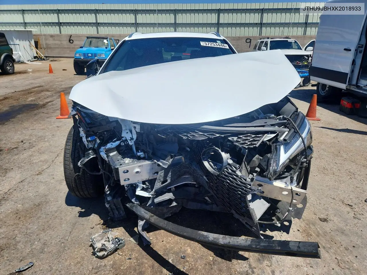 2019 Lexus Ux 250H VIN: JTHU9JBHXK2018933 Lot: 57253446
