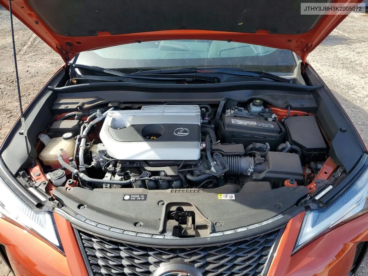 2019 Lexus Ux 200 VIN: JTHY3JBH3K2005072 Lot: 59384756