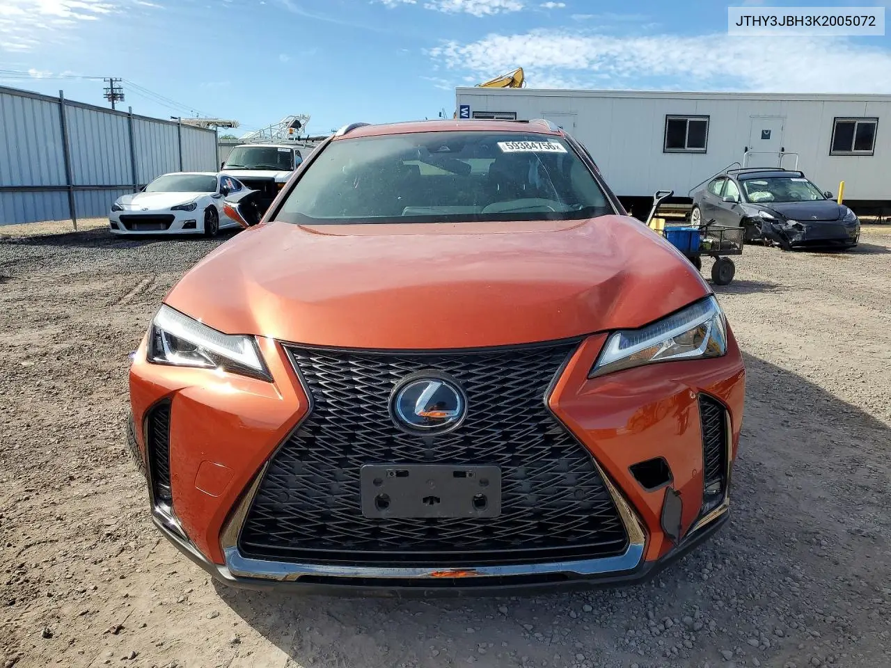 2019 Lexus Ux 200 VIN: JTHY3JBH3K2005072 Lot: 59384756