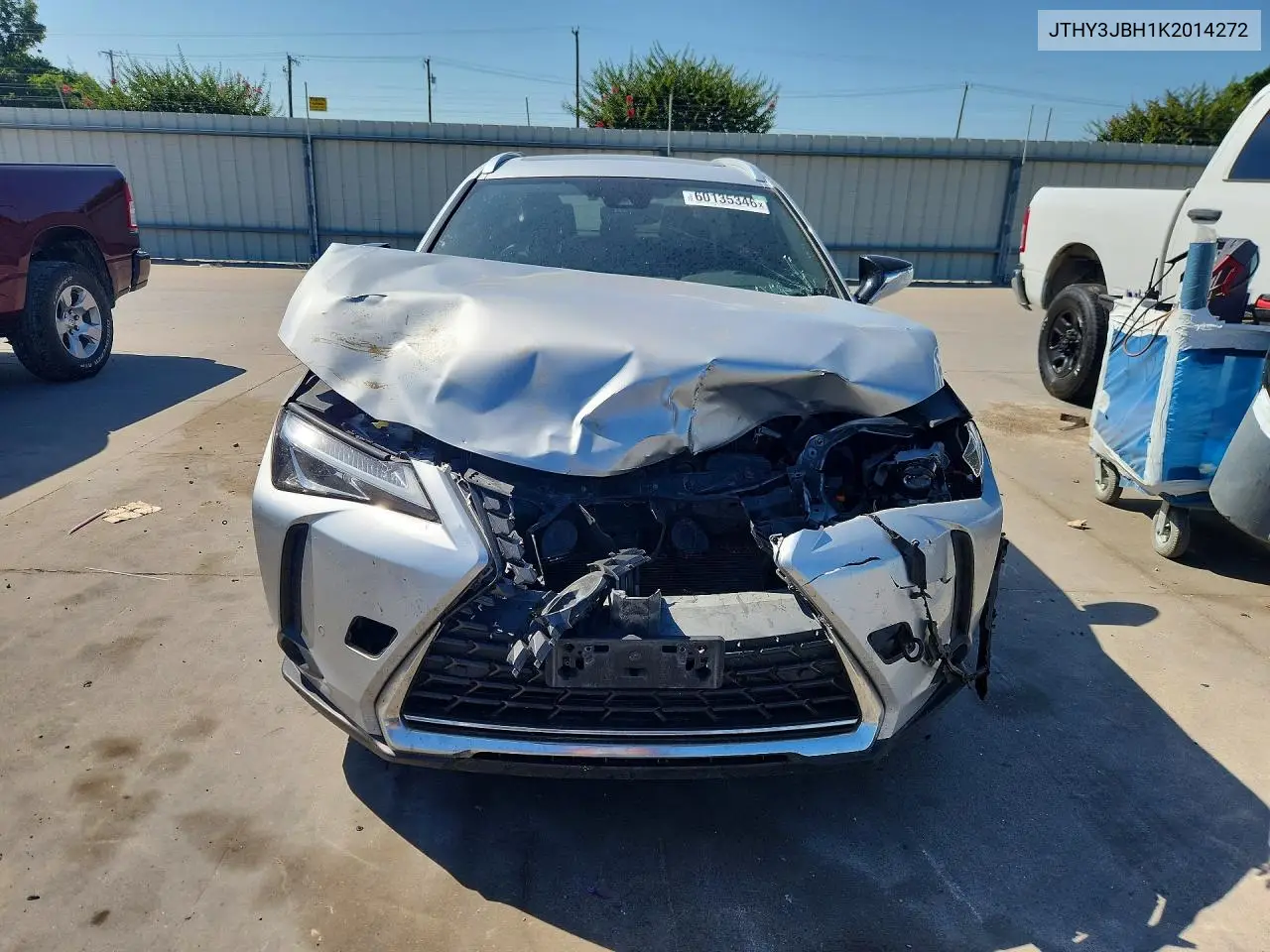 2019 Lexus Ux 200 VIN: JTHY3JBH1K2014272 Lot: 60135346