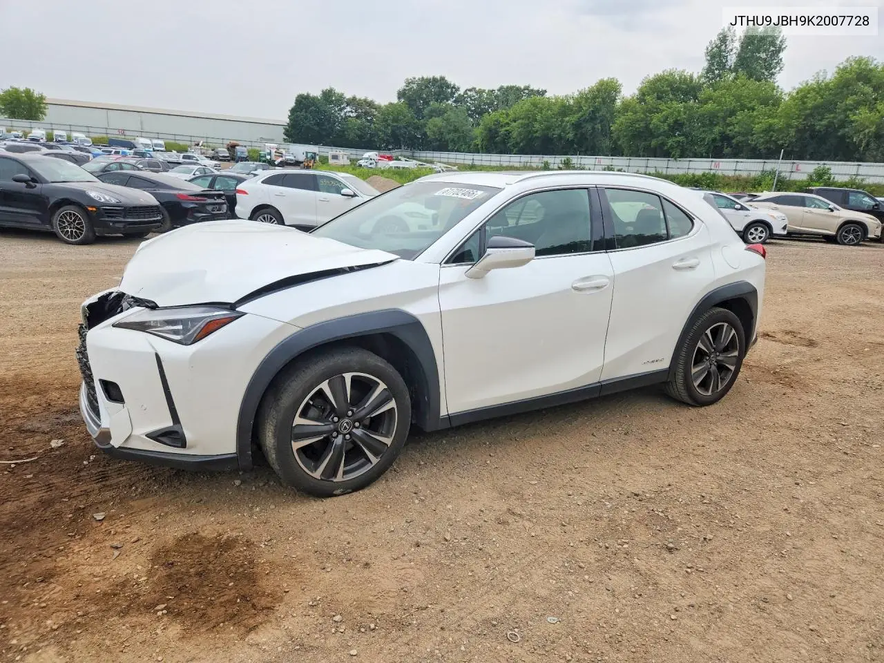 2019 Lexus Ux 250H VIN: JTHU9JBH9K2007728 Lot: 61702466