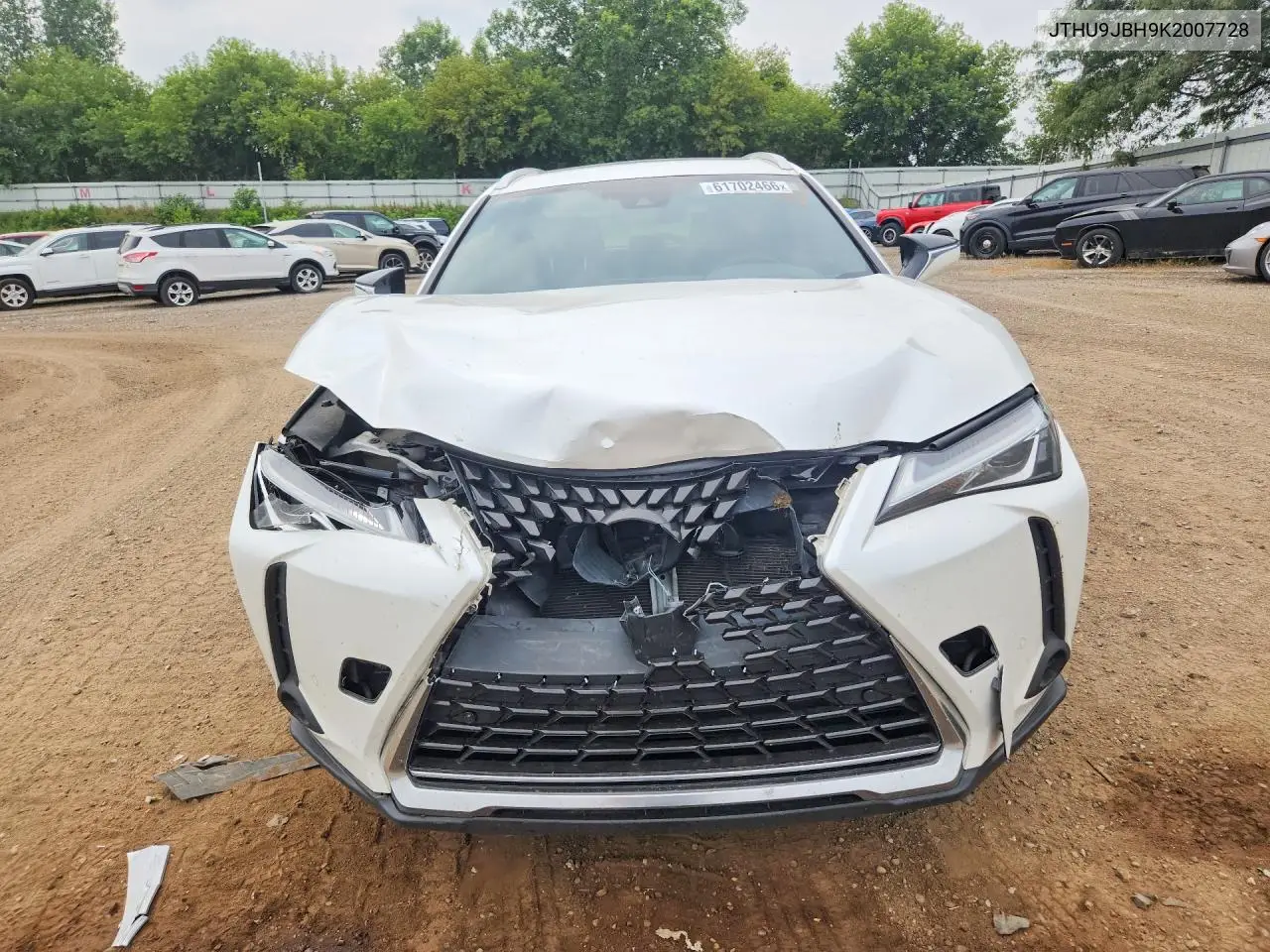 2019 Lexus Ux 250H VIN: JTHU9JBH9K2007728 Lot: 61702466