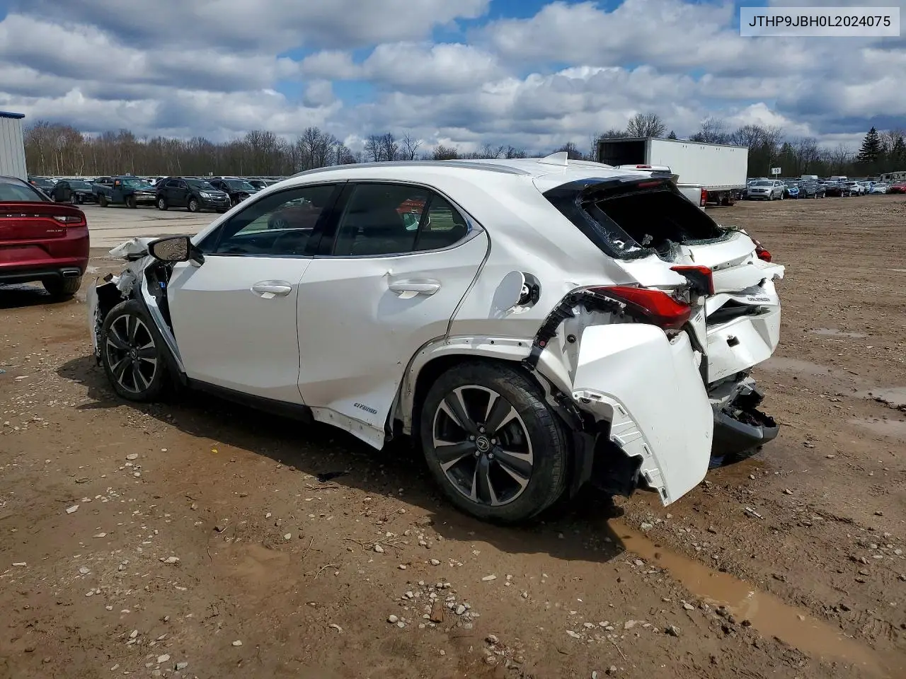 2020 Lexus Ux 250H Base VIN: JTHP9JBH0L2024075 Lot: 48658816