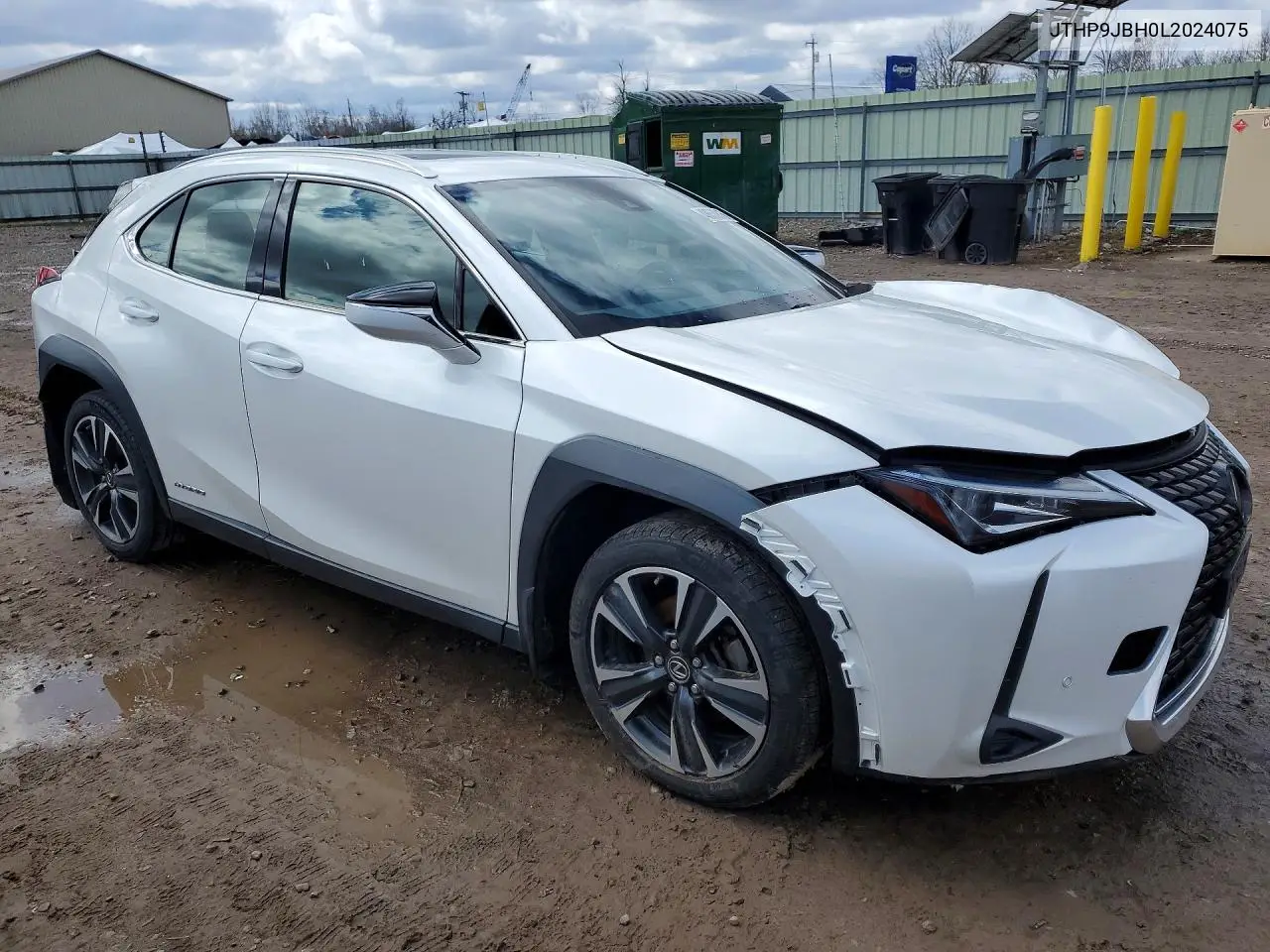 2020 Lexus Ux 250H Base VIN: JTHP9JBH0L2024075 Lot: 48658816