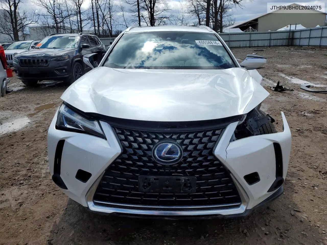 2020 Lexus Ux 250H Base VIN: JTHP9JBH0L2024075 Lot: 48658816