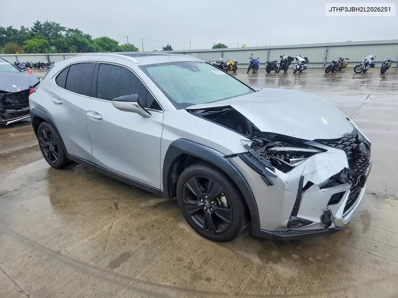 2020 Lexus Ux 200 VIN: JTHP3JBH2L2026251 Lot: 50361196