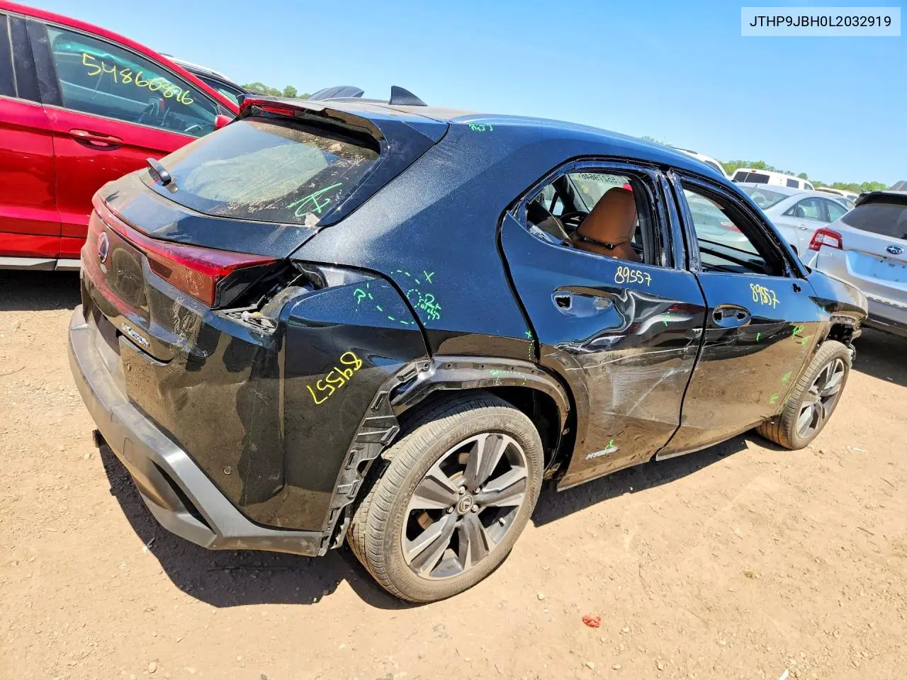 2020 Lexus Ux 250H VIN: JTHP9JBH0L2032919 Lot: 55279646
