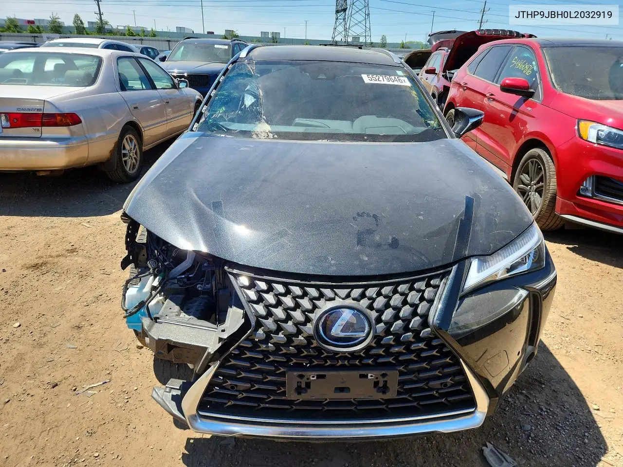 2020 Lexus Ux 250H VIN: JTHP9JBH0L2032919 Lot: 55279646
