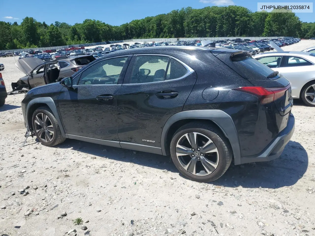 2020 Lexus Ux 250H VIN: JTHP9JBH8L2035874 Lot: 55857726