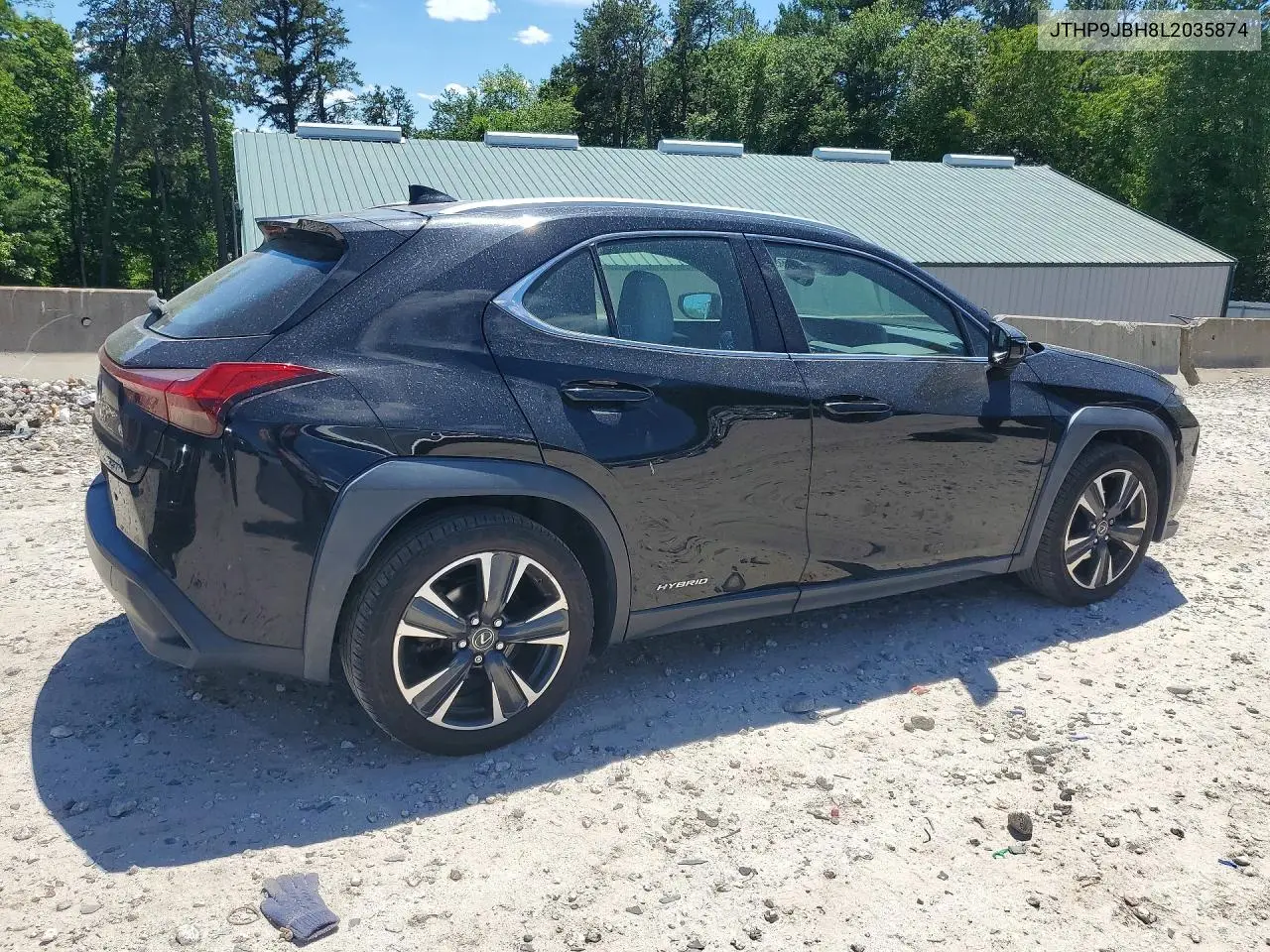 2020 Lexus Ux 250H VIN: JTHP9JBH8L2035874 Lot: 55857726