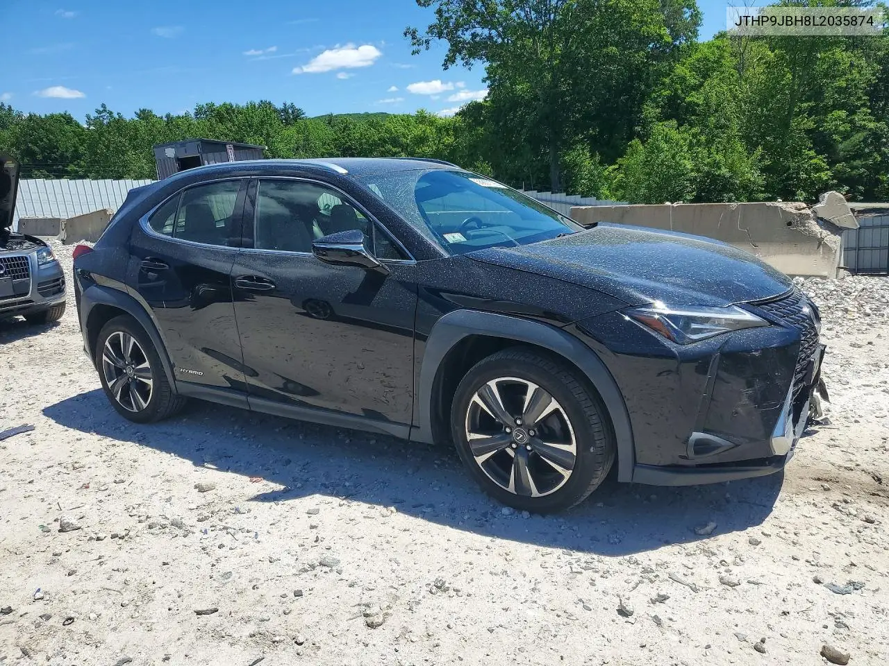 2020 Lexus Ux 250H VIN: JTHP9JBH8L2035874 Lot: 55857726