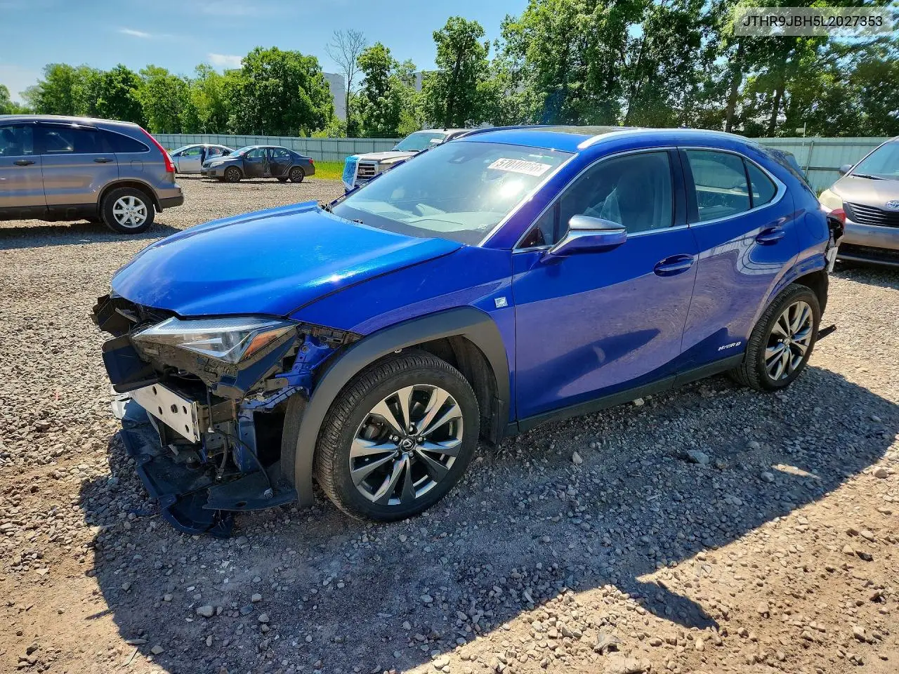 2020 Lexus Ux 250H VIN: JTHR9JBH5L2027353 Lot: 57040966