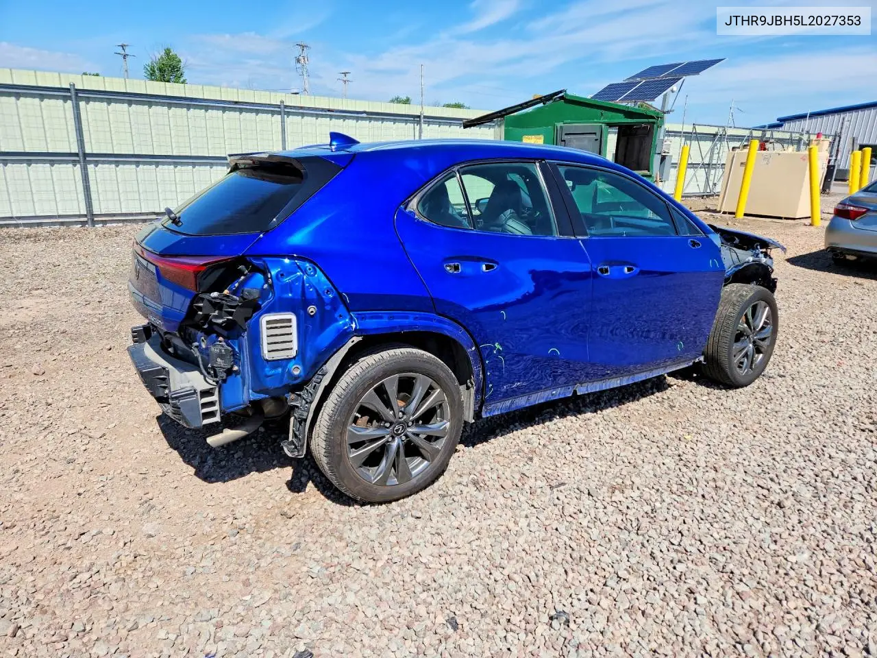 2020 Lexus Ux 250H VIN: JTHR9JBH5L2027353 Lot: 57040966