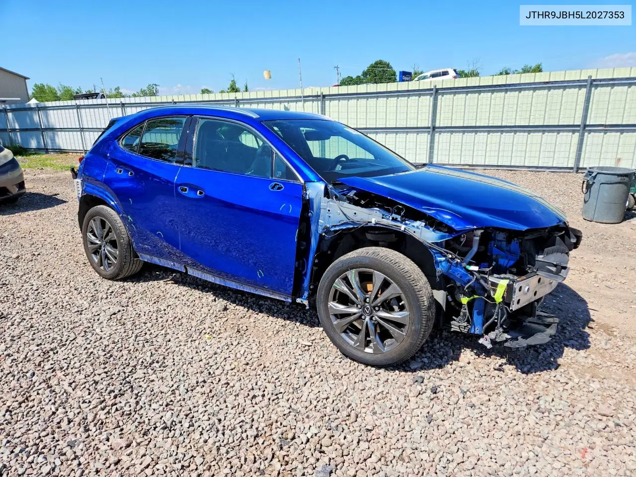2020 Lexus Ux 250H VIN: JTHR9JBH5L2027353 Lot: 57040966