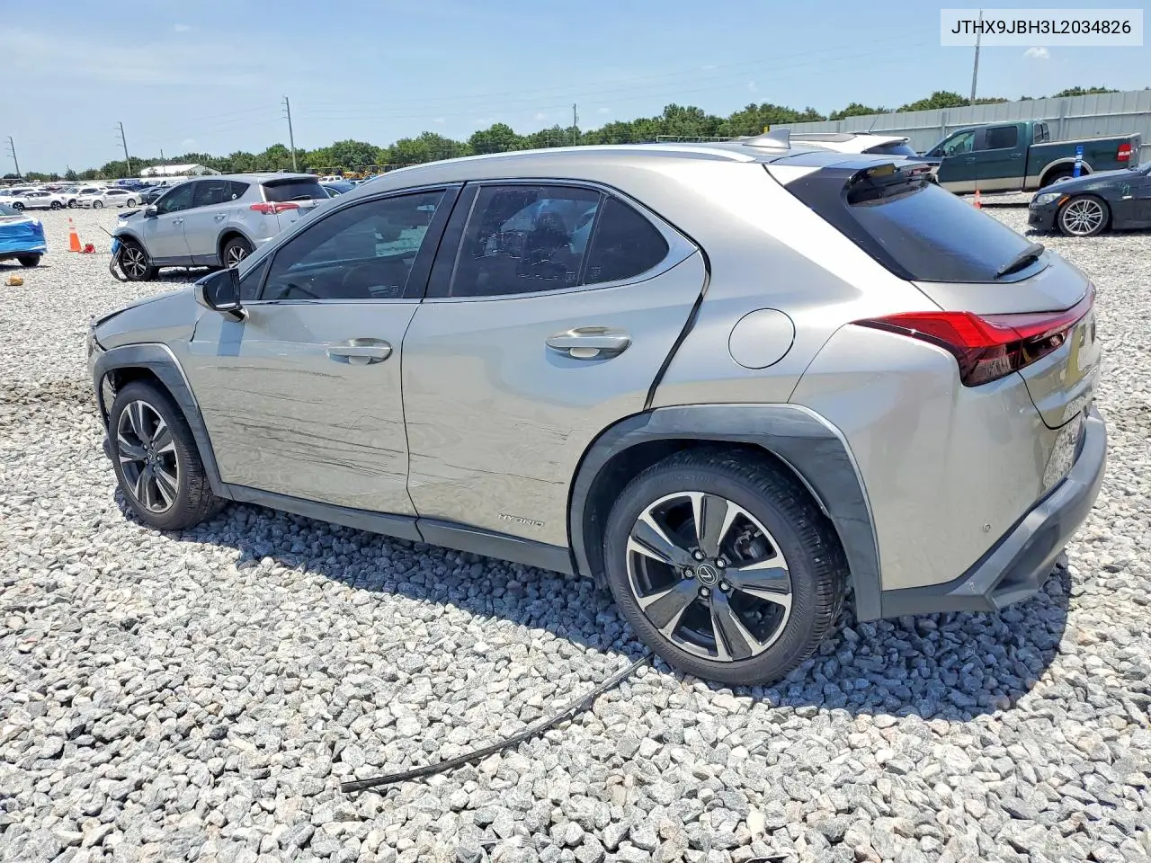 2020 Lexus Ux 250H VIN: JTHX9JBH3L2034826 Lot: 61354606