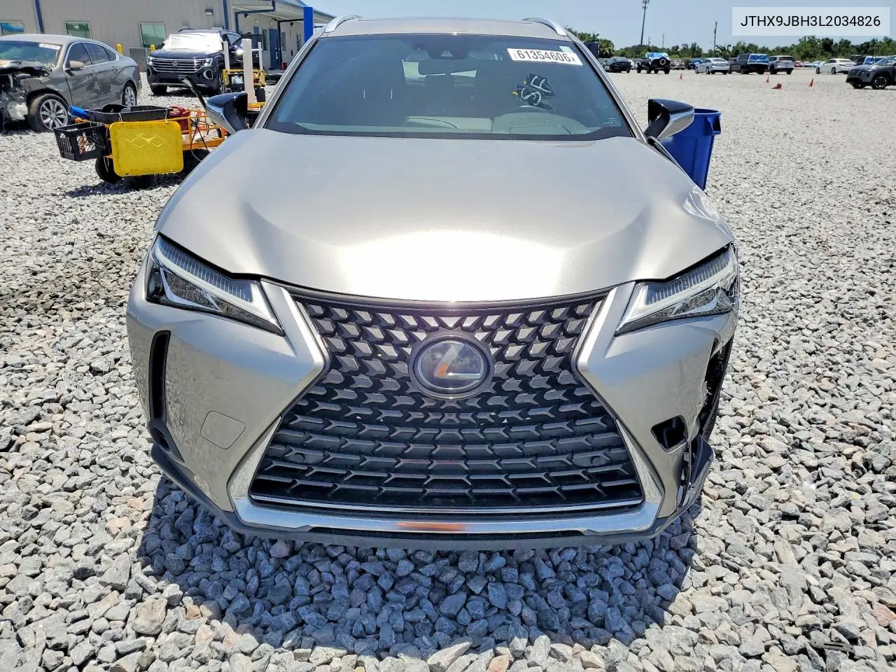 2020 Lexus Ux 250H VIN: JTHX9JBH3L2034826 Lot: 61354606