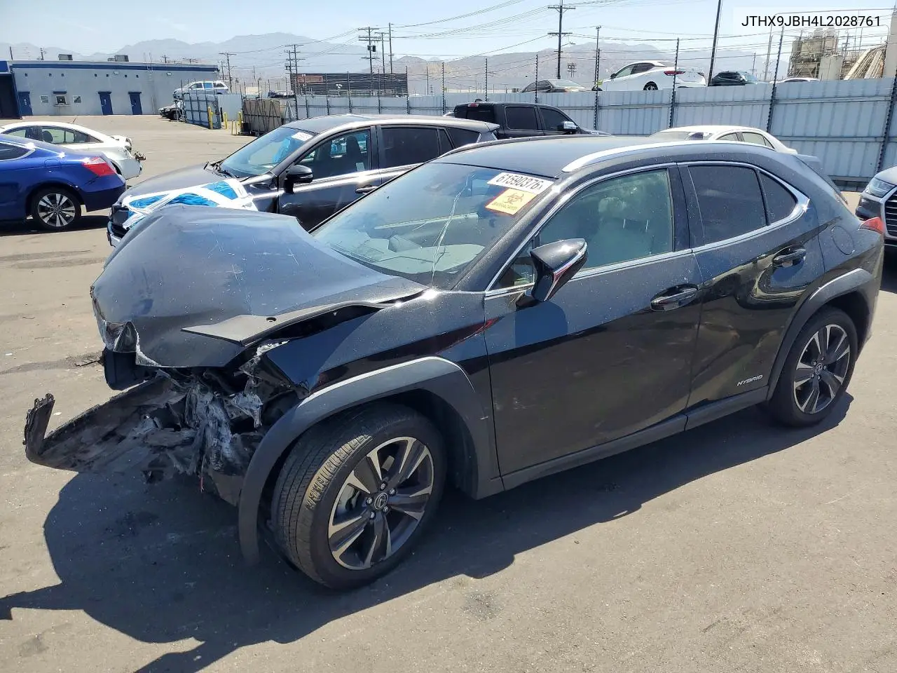 2020 Lexus Ux 250H VIN: JTHX9JBH4L2028761 Lot: 61590376