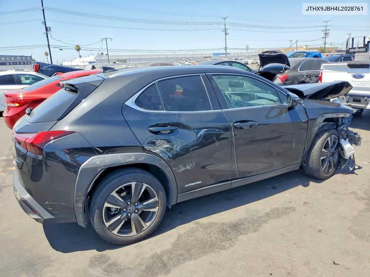 2020 Lexus Ux 250H VIN: JTHX9JBH4L2028761 Lot: 61590376