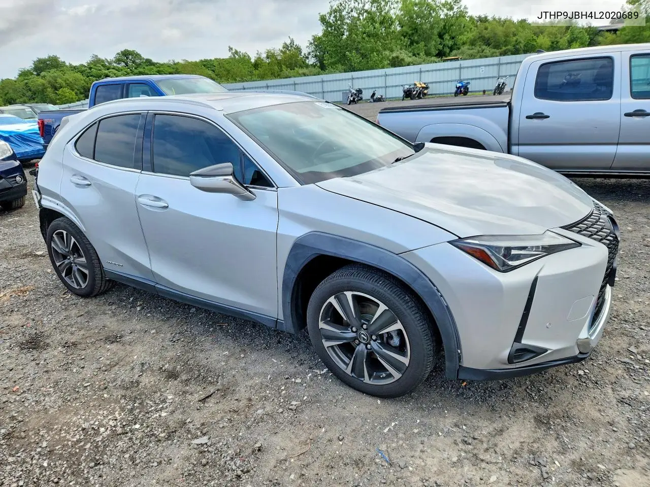 2020 Lexus Ux 250H VIN: JTHP9JBH4L2020689 Lot: 61955656