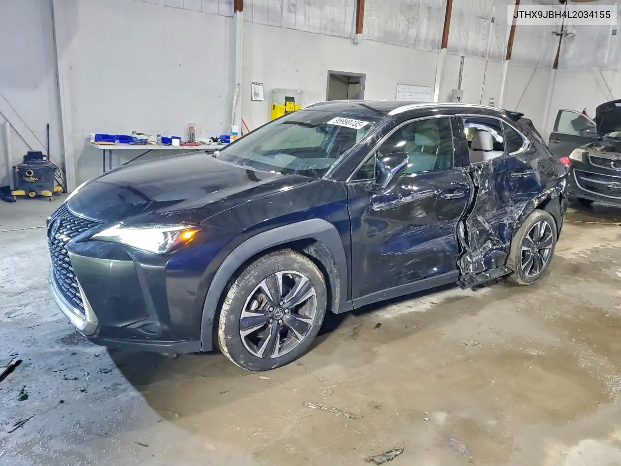 2020 Lexus Ux 250H VIN: JTHX9JBH4L2034155 Lot: 74471405