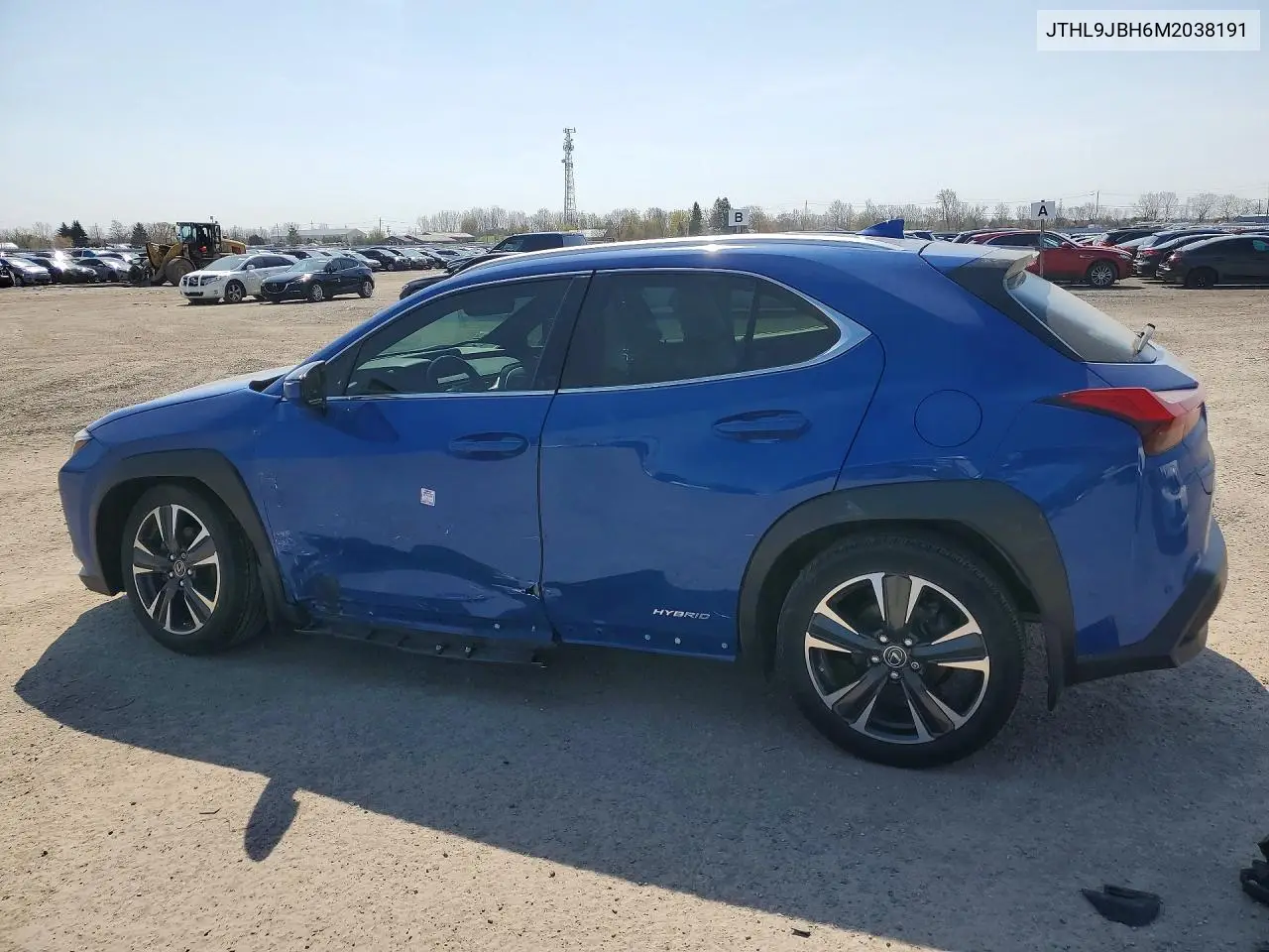 2021 Lexus Ux 250H VIN: JTHL9JBH6M2038191 Lot: 50339916
