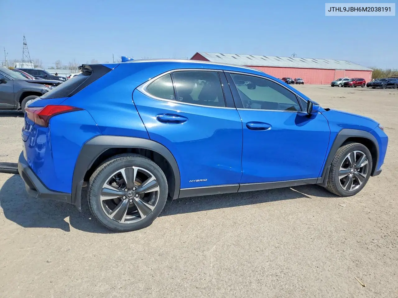 2021 Lexus Ux 250H VIN: JTHL9JBH6M2038191 Lot: 50339916