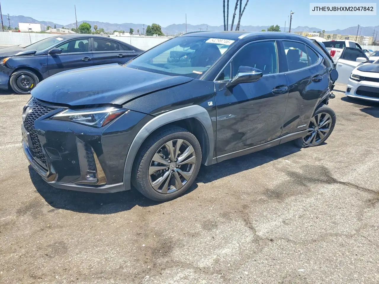 2021 Lexus Ux 250H VIN: JTHE9JBHXM2047842 Lot: 54298746