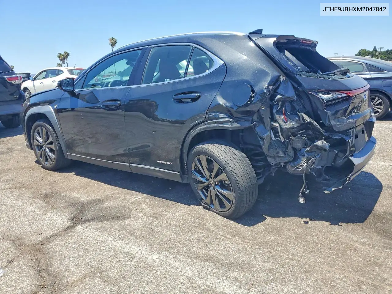 2021 Lexus Ux 250H VIN: JTHE9JBHXM2047842 Lot: 54298746