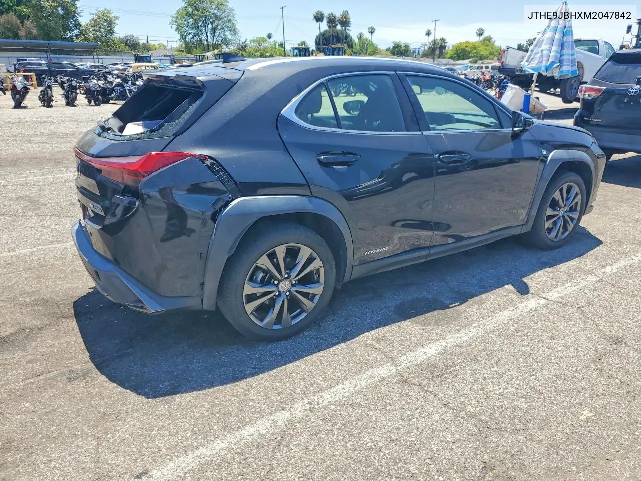 2021 Lexus Ux 250H VIN: JTHE9JBHXM2047842 Lot: 54298746