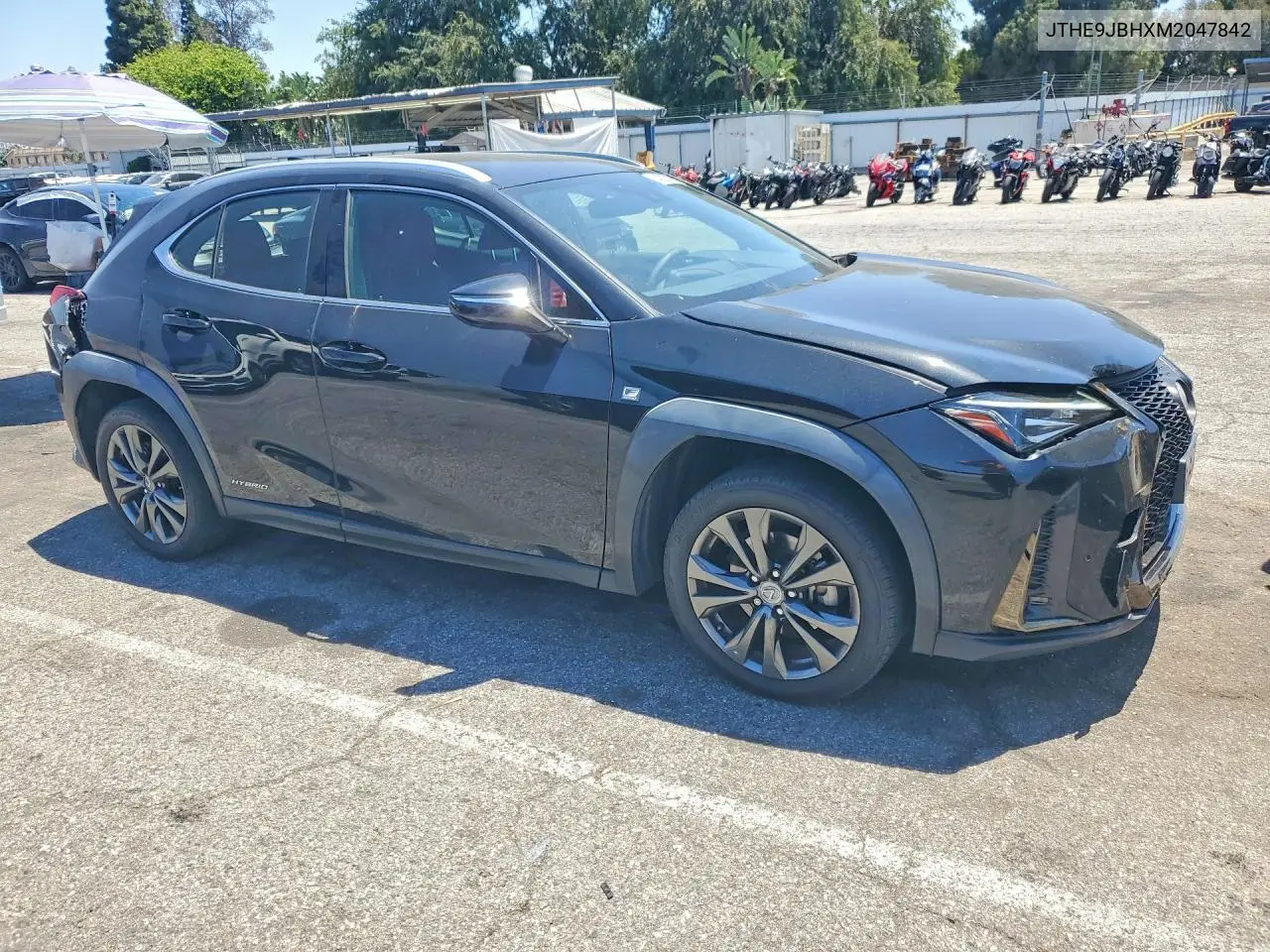 2021 Lexus Ux 250H VIN: JTHE9JBHXM2047842 Lot: 54298746