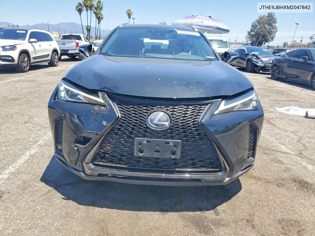 2021 Lexus Ux 250H VIN: JTHE9JBHXM2047842 Lot: 54298746