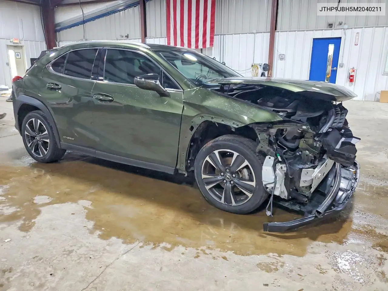 2021 Lexus Ux 250H VIN: JTHP9JBH5M2040211 Lot: 55200286