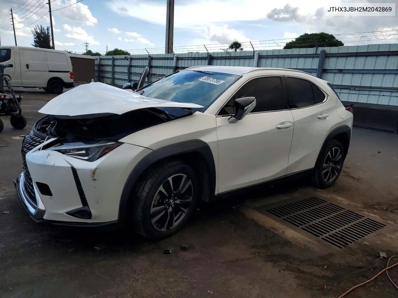 2021 Lexus Ux 200 VIN: JTHX3JBH2M2042869 Lot: 55673756