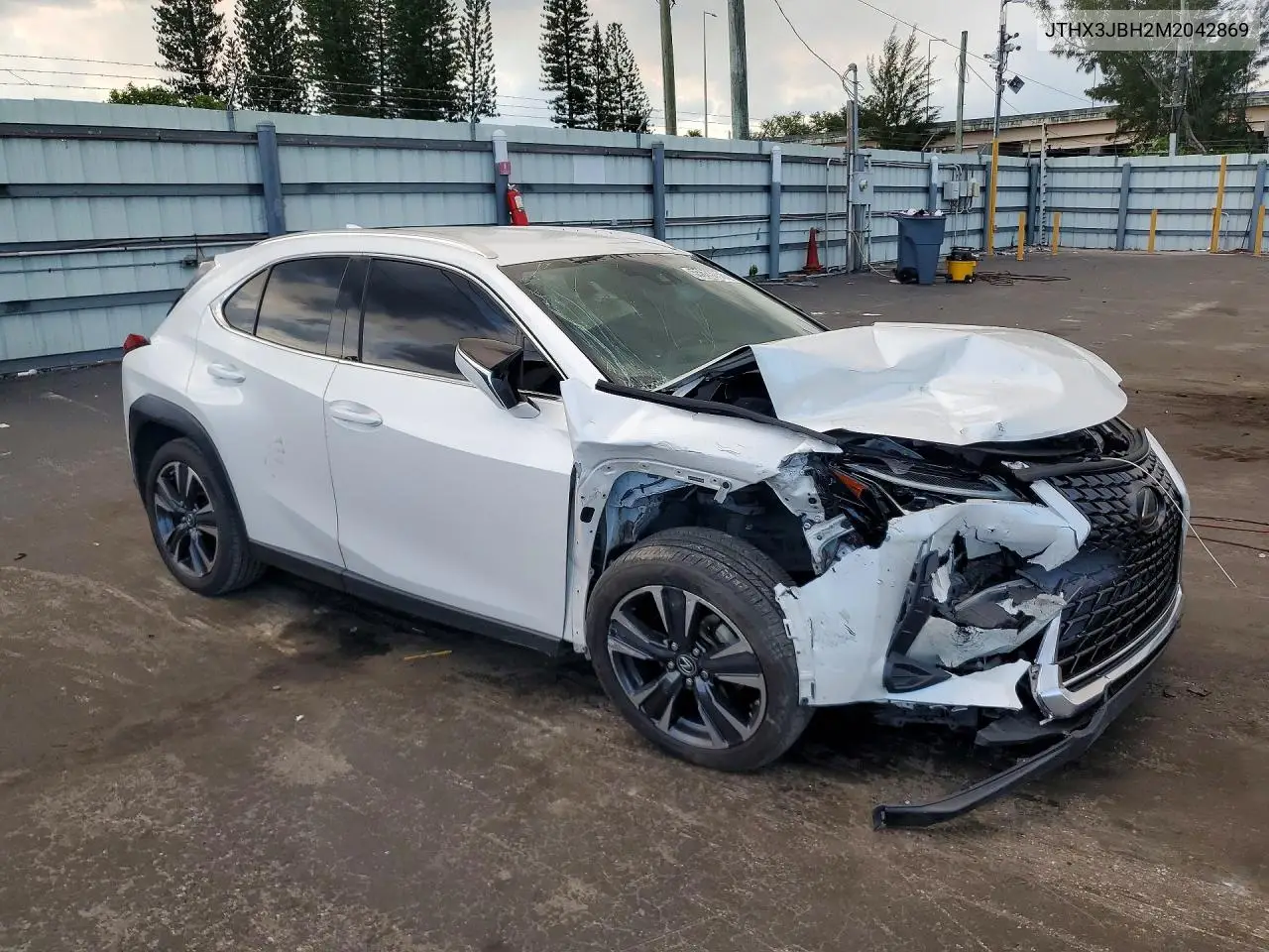 2021 Lexus Ux 200 VIN: JTHX3JBH2M2042869 Lot: 55673756