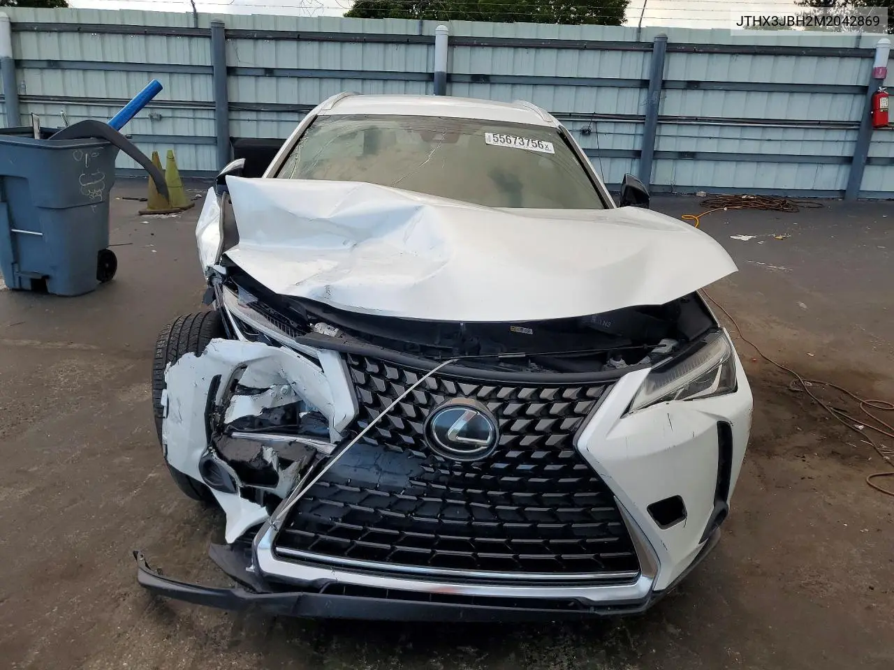 2021 Lexus Ux 200 VIN: JTHX3JBH2M2042869 Lot: 55673756