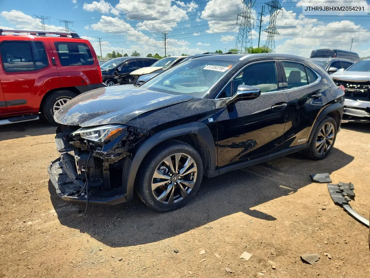 2021 Lexus Ux 250H F Sport VIN: JTHR9JBHXM2054291 Lot: 57350296
