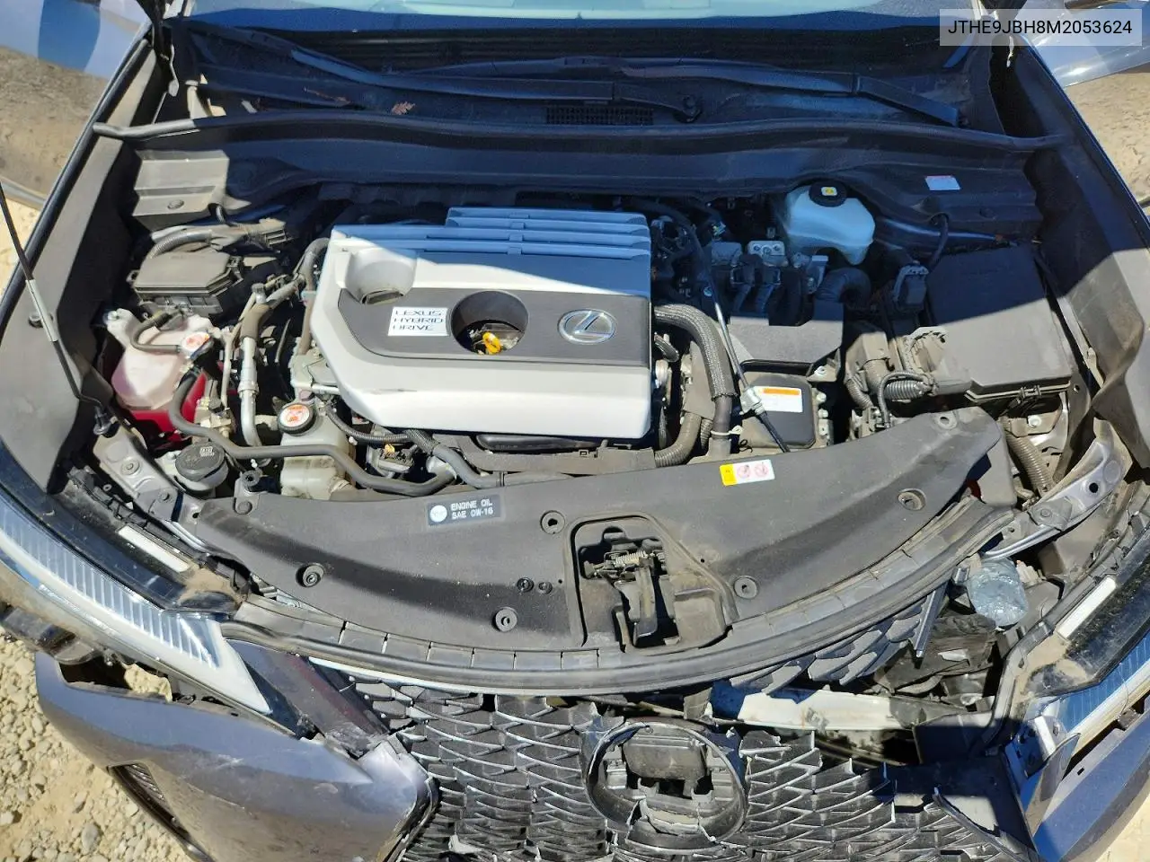 2021 Lexus Ux 250H VIN: JTHE9JBH8M2053624 Lot: 57373696