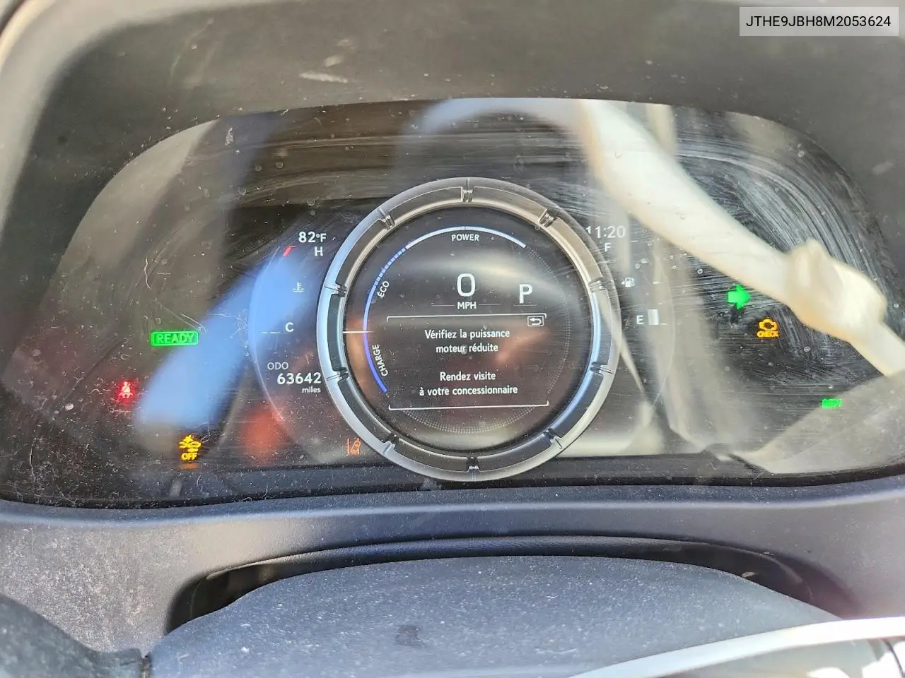 2021 Lexus Ux 250H VIN: JTHE9JBH8M2053624 Lot: 57373696