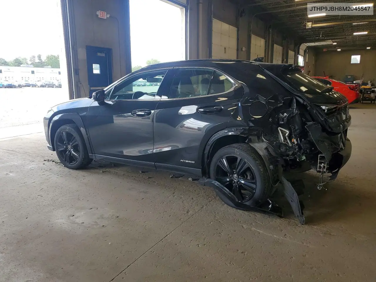 2021 Lexus Ux 250H VIN: JTHP9JBH8M2045547 Lot: 58152276