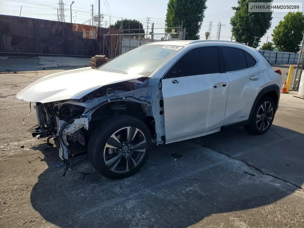 2021 Lexus Ux 250H VIN: JTHX9JBH4M2050289 Lot: 58299626