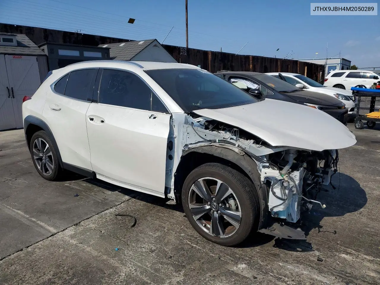 2021 Lexus Ux 250H VIN: JTHX9JBH4M2050289 Lot: 58299626