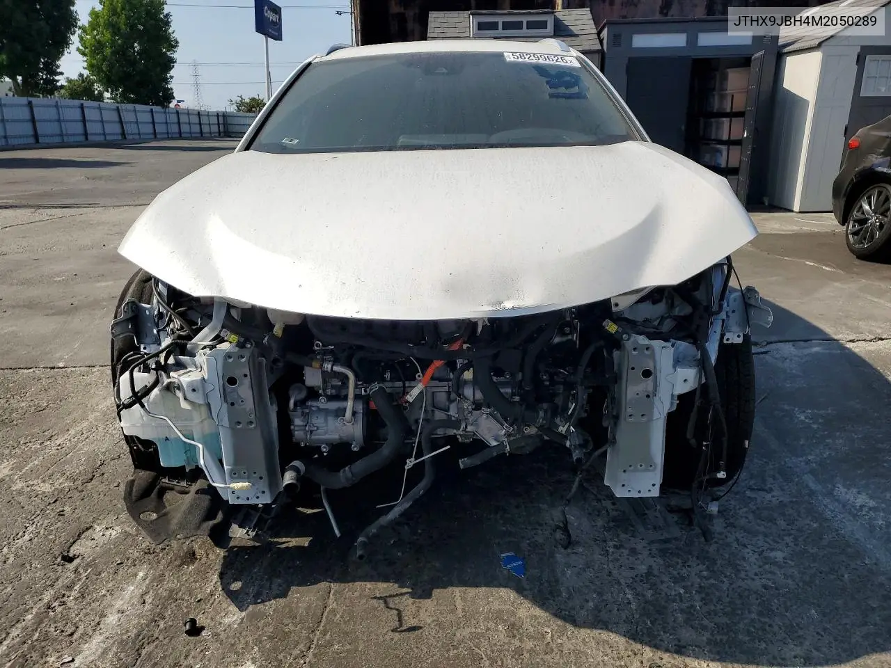 2021 Lexus Ux 250H VIN: JTHX9JBH4M2050289 Lot: 58299626