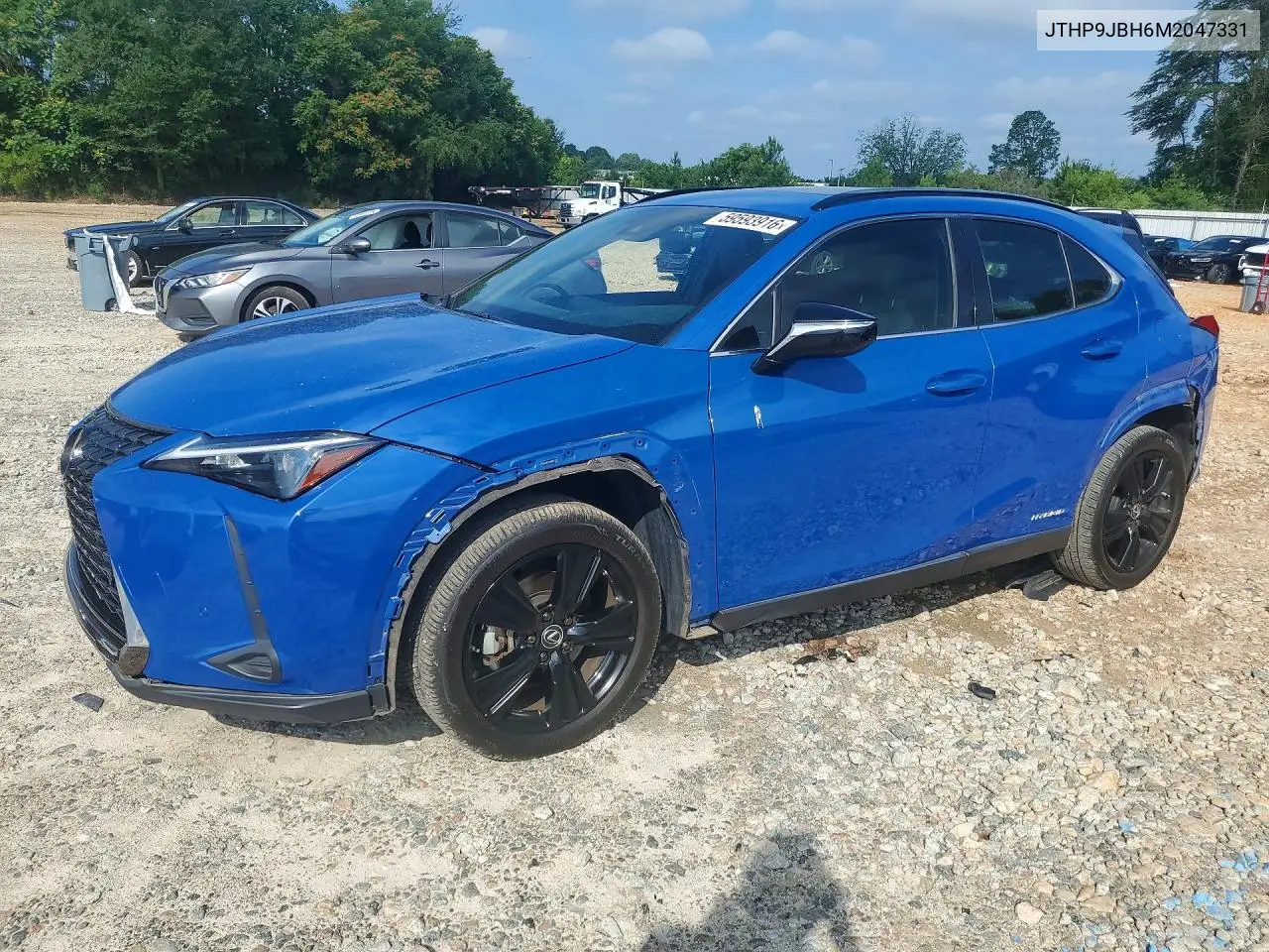 2021 Lexus Ux 250H VIN: JTHP9JBH6M2047331 Lot: 59593916
