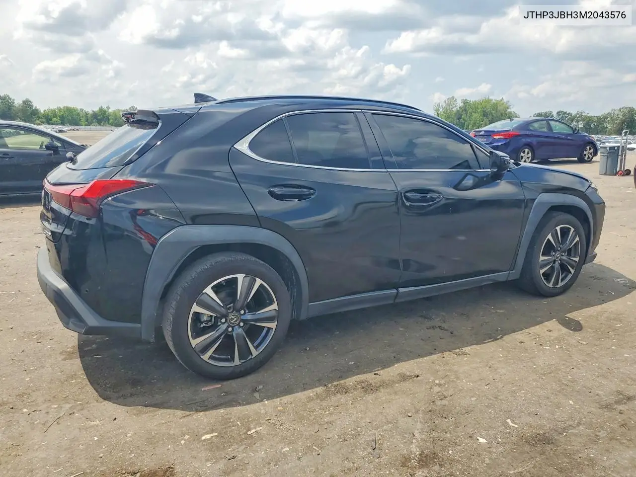 2021 Lexus Ux 200 Base VIN: JTHP3JBH3M2043576 Lot: 59915356