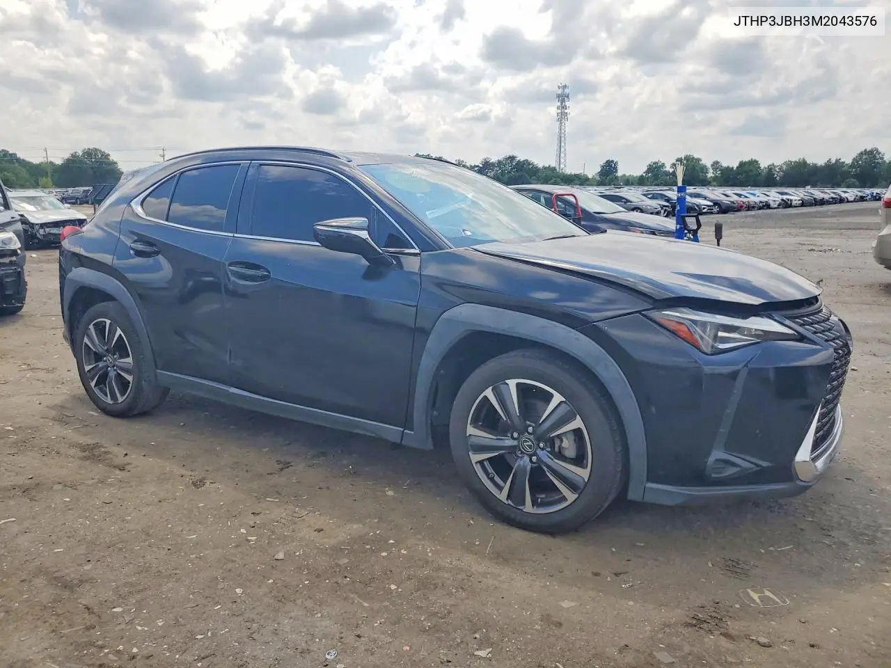 2021 Lexus Ux 200 Base VIN: JTHP3JBH3M2043576 Lot: 59915356