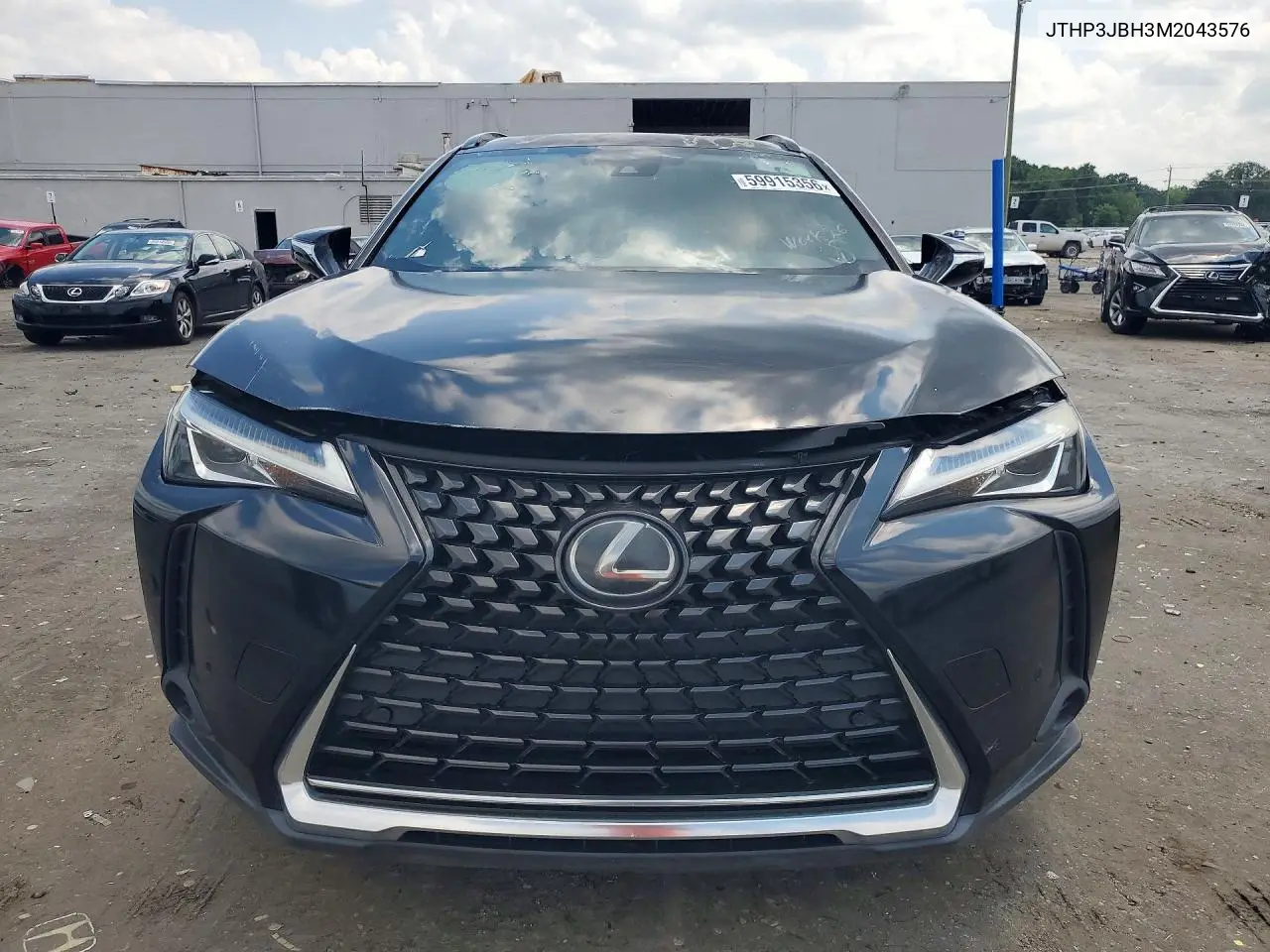 2021 Lexus Ux 200 Base VIN: JTHP3JBH3M2043576 Lot: 59915356